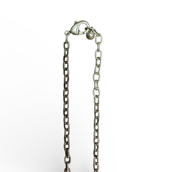 Signed Patricia Locke Geometric Pendant Necklace - Picture 3 of 4